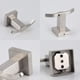 thumbnail image 5 of Juego de ganchos dobles YONGSHENG para baño acero inoxidable 304 acabado cepillado, 5 of 5
