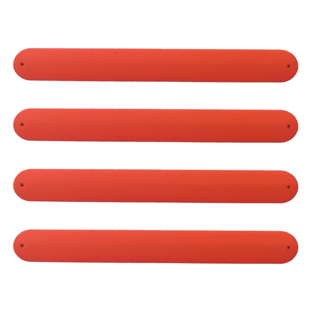 4pcs Silicone Slap Bracelets Colored Slap Bracelets DIY Slap Bracelets Party Favors
