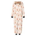 thumbnail image 6 of Odeerbi Matching Family Christmas Pajamas Sets Parent-Child Xmas Warm Hooded Jumpsuit Printed Home Wear Set Loungewear Sleepwear Jammies for Mom, 6 of 7