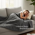 thumbnail image 4 of Weighted Blanket 5lbs 41"x60" for Adults and Teens, Heavy Throw with Premium Glass Beads for Napping, Machine Washable with Soft & Breathable All-Season Comfort (41" x 60" 5 lbs), 4 of 5