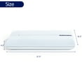 thumbnail image 5 of CHUN YI Gel Memory Foam Pillow Dual-Firmness Queen Size Bed Pillows for Side & Back Sleepers, Travel Bag & Eye Mask Included, 5 of 5