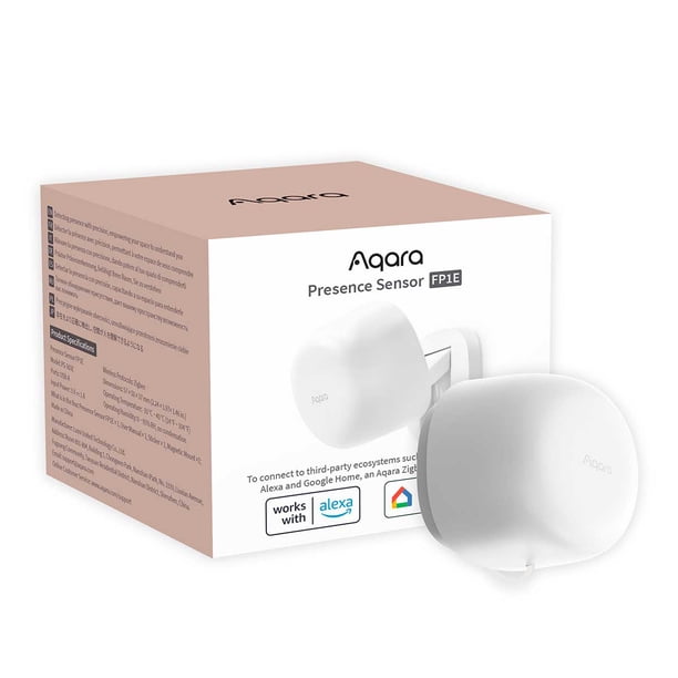 Sensor de Presencia Aqara FP1E con IA Soporte Matter con Apple Home Alexa Google Home