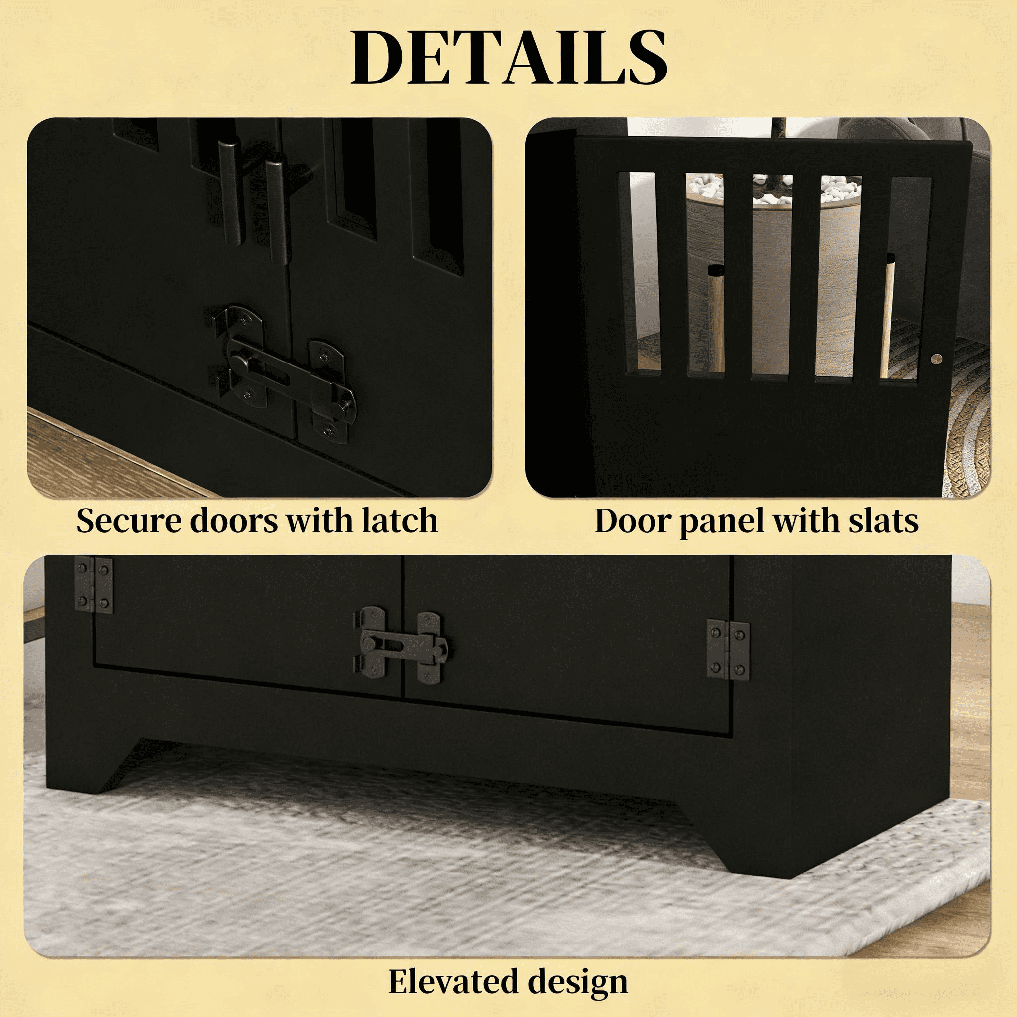 Dog Feeding Station, Dog Food Storage Cabinet