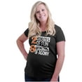 thumbnail image 4 of 2 Minutes Ironic Expecting Moms Humor Women's Maternity T Shirt Tee Brisco Brands S, 4 of 7