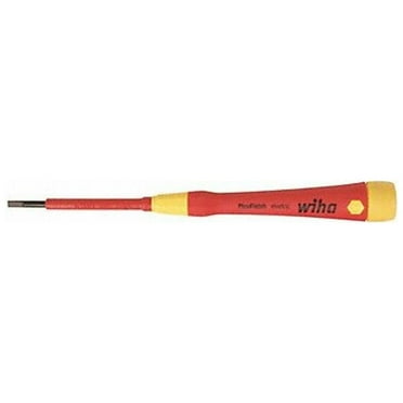 Wiha Insltd Slotted Screwdriver, 1/8 in 32003
