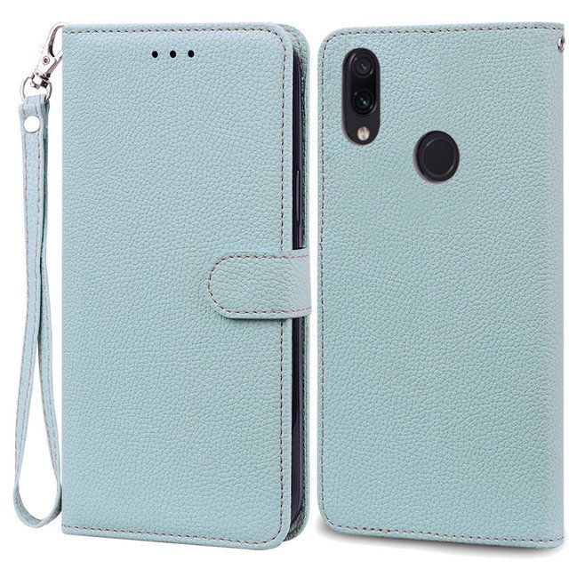 Funda de cuero con tapa para Xiaomi Redmi Note 7 Pro carcasa protectora