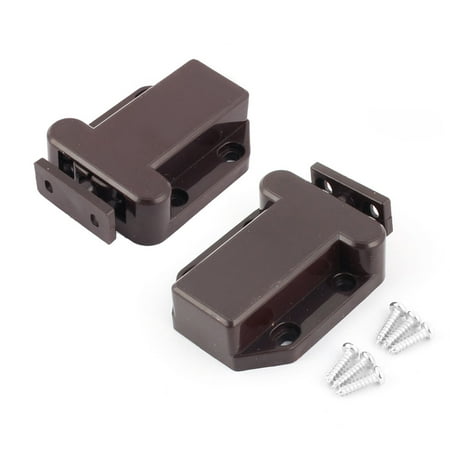 Home Cabinet Cupboard Door Self Lock Non Magnet Safe Push Touch