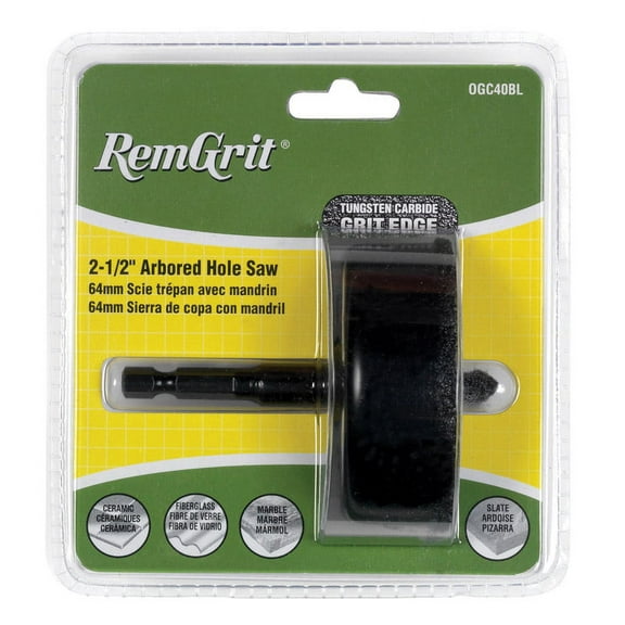 Disston E0104584 Hole Saw RemGrit 2-1/2" Carbide Grit