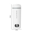 thumbnail image 3 of HLONK USB Heated Travel Mug - Smart Temperature Control Coffee & Tea Mug with One-Touch Operation  Leak-Proof Lid & Carrying Handle, 3 of 8