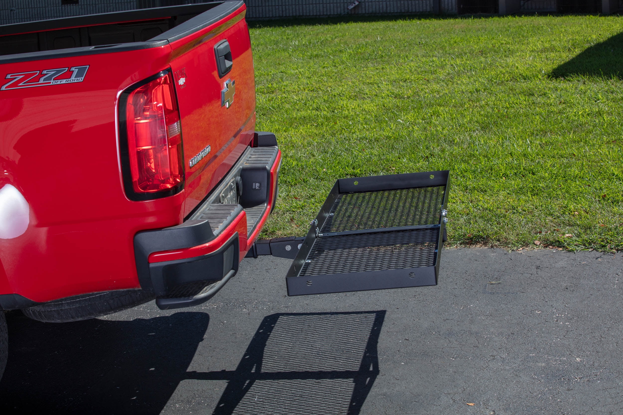 Hyper Tough Hitch Mount Folding Cargo Carrier Black for 1.25 and 2" Receivers,10101168,SUV/Truck/Car
