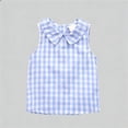 thumbnail image 2 of Aihuaihua Toddler Girls Plaid Tank Tops Cute Sleeveless Shirts for Kids Baby Casual Back Button Down Blouse Comfort Tank Tops Blue 6-9 Months, 2 of 6
