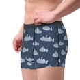 thumbnail image 2 of Pofeuu Submarine With Periscope Print Men’s Boxer Briefs, Moisture-Wicking Underwear, Regular,Trunk-Medium, 2 of 5