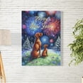 thumbnail image 2 of Happy New Year Vizsla Family Cheer Winter Midnight Firework Vertical Matte Canvas Poster Vizslas Dog Lover Gifts Idea Wall Art Home Decor - 02025, 2 of 5