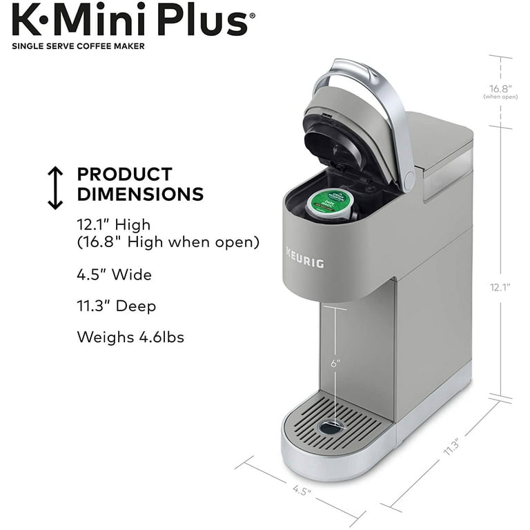 Keurig K-Mini コーヒーメーカー グレー Keurig K-Mini Compact Single Serve Coffee Maker, Small K-Cup