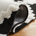 thumbnail image 5 of SAFAVIEH Marrakesh Raphael Medallion Polyester Area Rug, Ivory/Anthracite, 9' x 12', 5 of 8