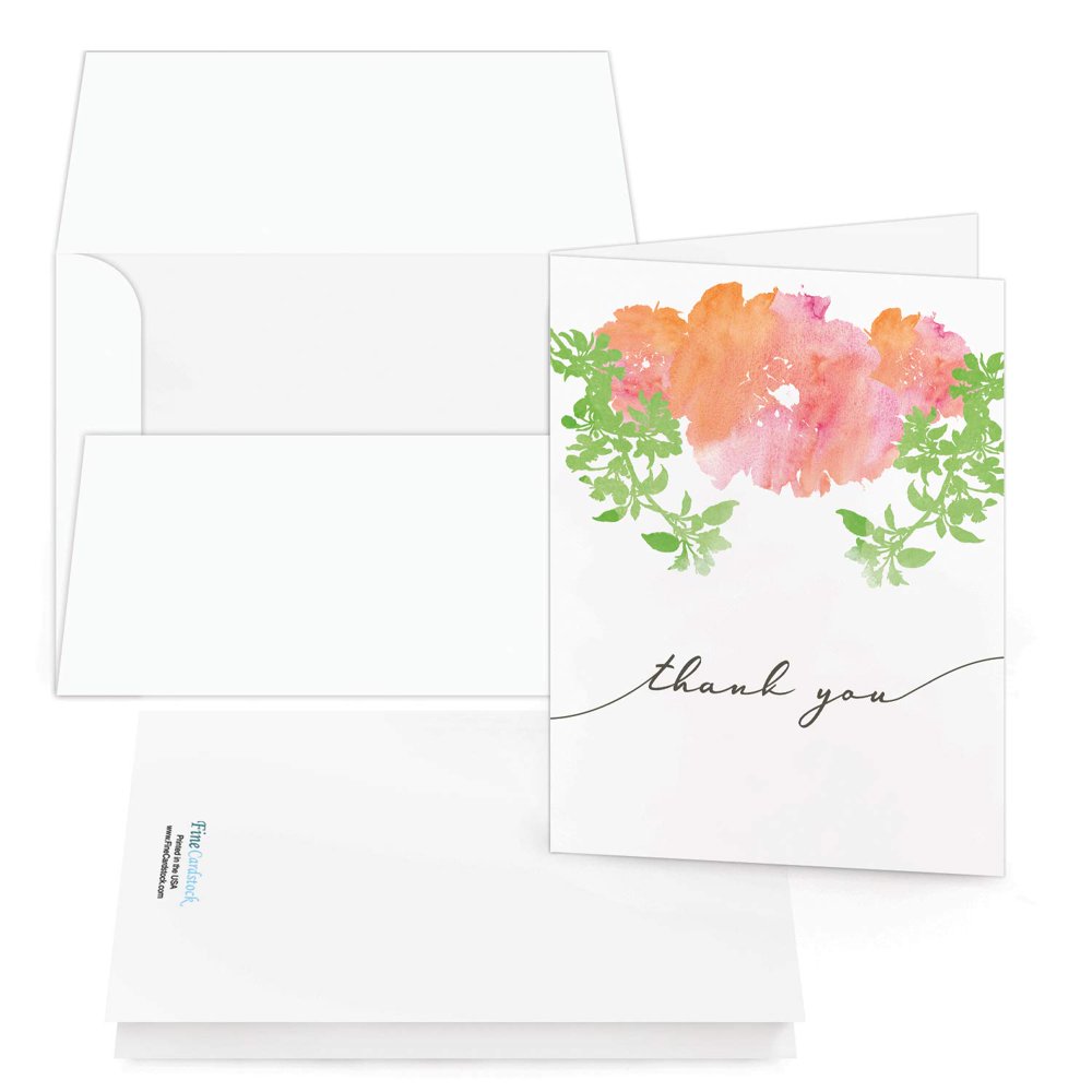 thank you cards bulk with envelopes