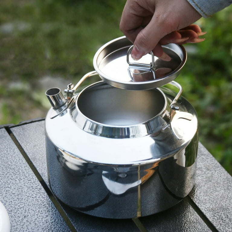 Kraoden Camping Kettle Outdoor Campfire Camp Kettle, Stainless
