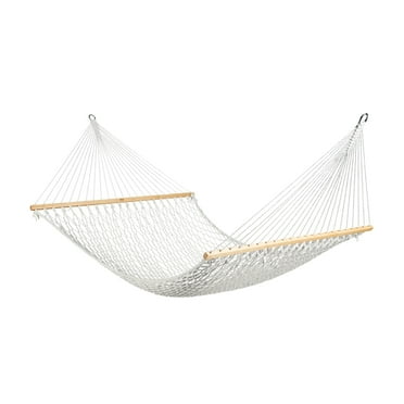 Bliss Hammocks Polyester Rope Hammock w/ Spreader Bars, 80" L x 60" W