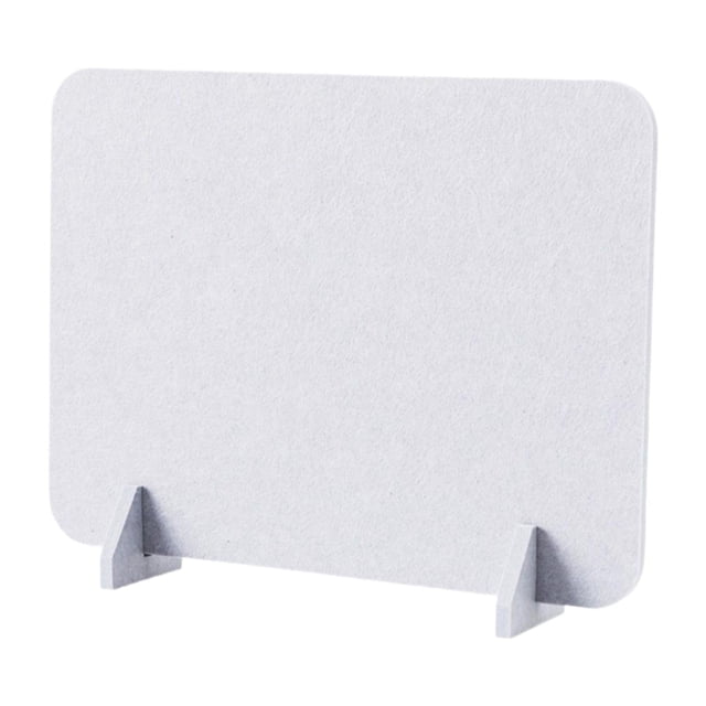 Divisor acústico de escritorio, panel de privacidad para escritorio, ligero, para mesas de pie, distracciones. Gris claro