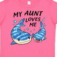 thumbnail image 4 of Inktastic My Aunt Loves Me- Whale Shark Boys or Girls Toddler T-Shirt, 4 of 5