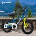 thumbnail image 3 of SLIDE N PEDAL 14 in Kids Bike EZ Balance Pedal Switchable Bicycle, Blue Christmas Gift, 3 of 7