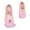 Pinks, variant on Dance Shoes for Girls, Toddler Ballet Flats, Kids Soft Lightweight Elastic Straps Practice Slippers with Bow, Style S-17, Purples, 14T
