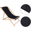 thumbnail image 4 of Tela de repuesto para silla de playa, color negro, informal, sencilla, tela Oxford de repuesto para silla de playa, protección de repuesto para silla de playa (114,7 x 43,1 cm), 4 of 5