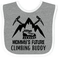 thumbnail image 3 of Inktastic Rock Climber Mommy Climbing Buddy Boys or Girls Baby Bib, 3 of 4
