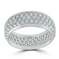 thumbnail image 1 of 3 5/8ct Pave Diamond Eternity Ring 14K White Gold, 1 of 3