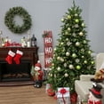thumbnail image 5 of National Tree Company 9 ft. Pre-Lit Feel Real® Artificial Princeton Fraser Fir Christmas Tree, Green, Dual Color® LED Lights, Includes PowerConnect System and Stand, 5 of 7