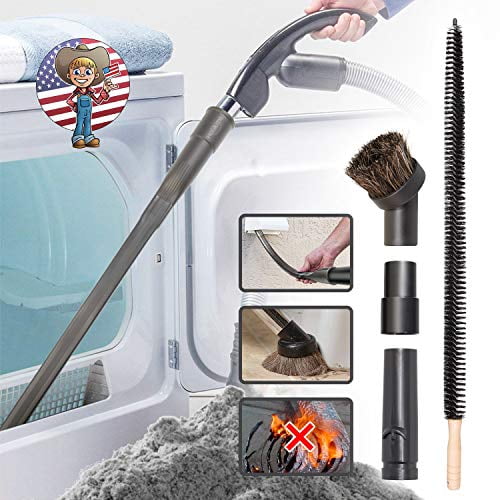 Holikme 5 Pack Dryer Cleaning Kit General Vacuum Hose Attachment Flexible and 28 inch Flexible