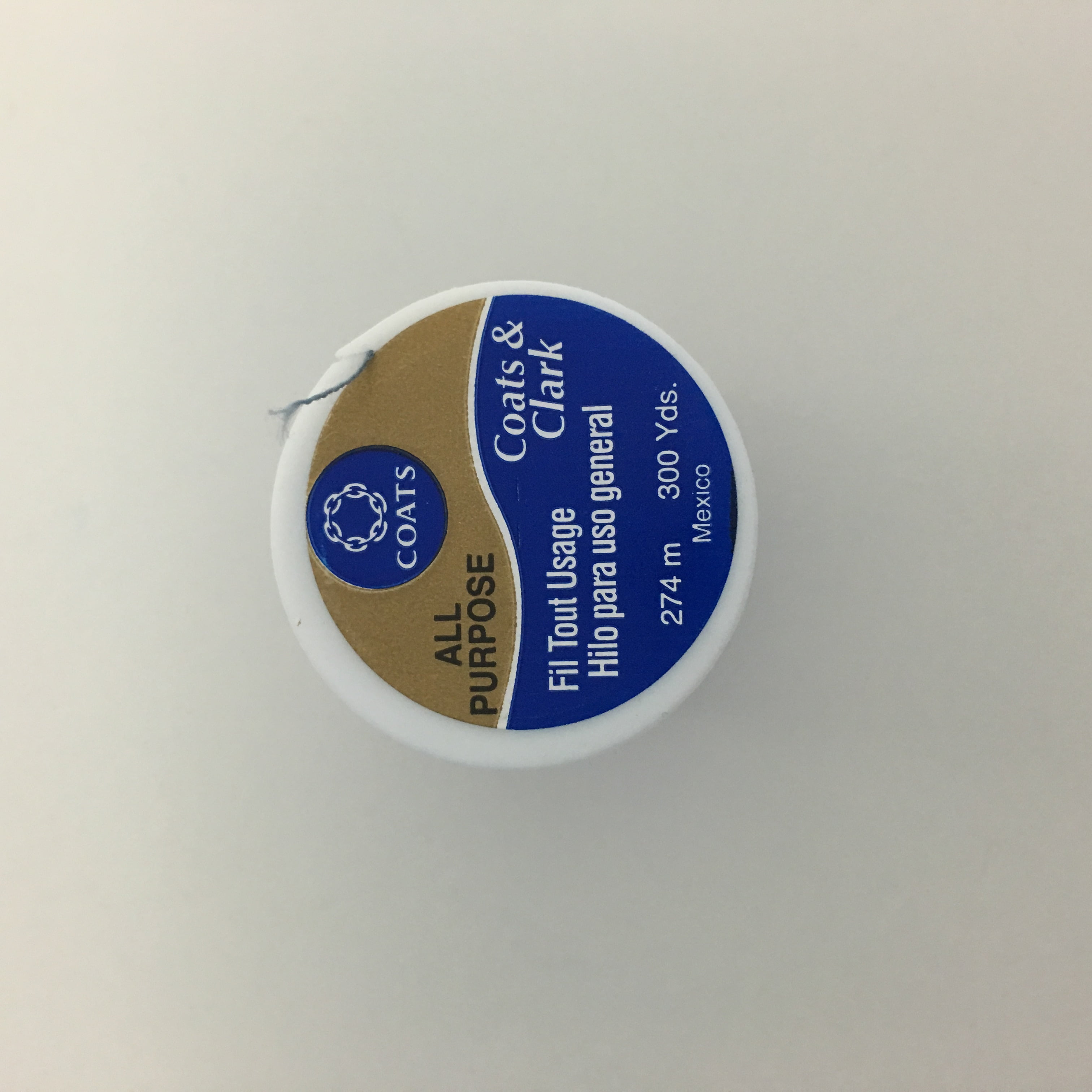 Coats & Clark All Purpose Blue Ridge Polyester Thread, 300 Yards