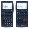CS-121 Scientific Calculator with Graphic Functions and Multiple Modes, Black,2 Pack