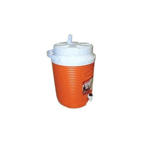 RUBBERMAID 10 Gal Orange Beverage Dispenser Water Cooler with Stain-Resistance 