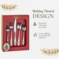 thumbnail image 4 of Spode Christmas Tree 18/10 Stainless Steel 20pc. Flatware Set (Service for Four), 4 of 8