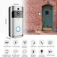 thumbnail image 3 of CNKOO WiFi Wireless Video Doorbell Smart Security HD 720P Camera and Chime  with PIR Motion Detection Night Vision 2-Way Audio-Silver, 3 of 4