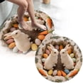 thumbnail image 2 of TIELUTT Easter Bunny Carpet Soft Area Rug for Living Room Bedroom Modern Abstract Floor Thick Blanket Large Area Rug for Living Room Thick Throw Soft Knit Throw Blanket Light Throw Blanket for Summer, 2 of 8