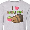 thumbnail image 4 of Inktastic I Love Guinea Pigs Long Sleeve Youth T-Shirt, 4 of 5