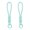 Cyan, variant on 2Pcs Braided Rope Pendant, High-Elastic Keychain Holder with Reinforced Knot Design, Macaron Color Mobile Phone Case Lanyard