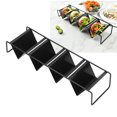 thumbnail image 4 of Porte-serviettes en Tortilla, Fer Stable Réutilisable Porte-Tacos Multiplis pour Restaurant pour Hot-Dog pour Sandwich pour Cuisine, 4 of 8