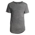 thumbnail image 5 of No Boundaries Men's Elongated T-Shirt with Short Sleeves, 2-Pack, 5 of 9