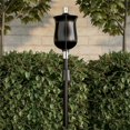 thumbnail image 1 of 45 in. Metal Fuel Canister Flame Light Outdoor Torch Lamp - Black, 1 of 1