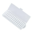 thumbnail image 3 of Puntas de uñas falsas shamjiam 240 piezas transparentes mate trapezoide largo, 3 of 8
