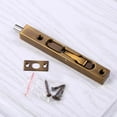 thumbnail image 3 of Pestillo de seguridad de acero inoxidable cepillado ignífugo de 6" Bronce amarillo, 3 of 8