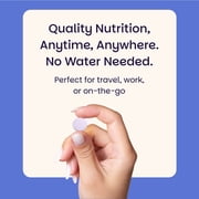 EZ Melts Dissolvable Multivitamin with Iron for Women and Men, Sugar-Free, 1-Month Supply - 1 Pack