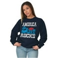 thumbnail image 5 of American Freedom Declare Independence Plus Size Crewneck Graphic Tee Shirt Brisco Brands 4X, 5 of 6