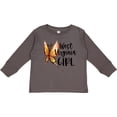 thumbnail image 3 of Inktastic West Virginia Girl- Butterfly Girls Long Sleeve Toddler T-Shirt, 3 of 5