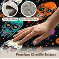 thumbnail image 6 of ODIKA 2'x3' Washable Accent Rug Pet Friendly, Bedside Mat Goth Skull Halloween Spooky Interlocking Pastel Cartoon Whimsical for Bedroom, Nursery, RV, 6 of 7