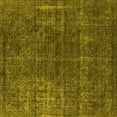 thumbnail image 1 of Ahgly Company Indoor Square Oriental Yellow Industrial Area Rugs, 5' Square, 1 of 4
