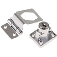 thumbnail image 4 of GROWTH TANK Zinc Alloy Door Lock Buckle Bolt Door Hasp Lock Entry 2 Keys, 4 of 9